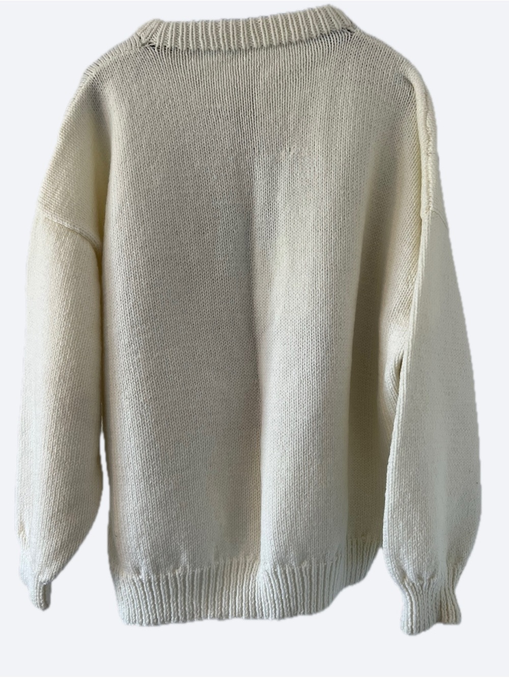 Men’s white Garfield Knit Sweater - Picture 3 of 3